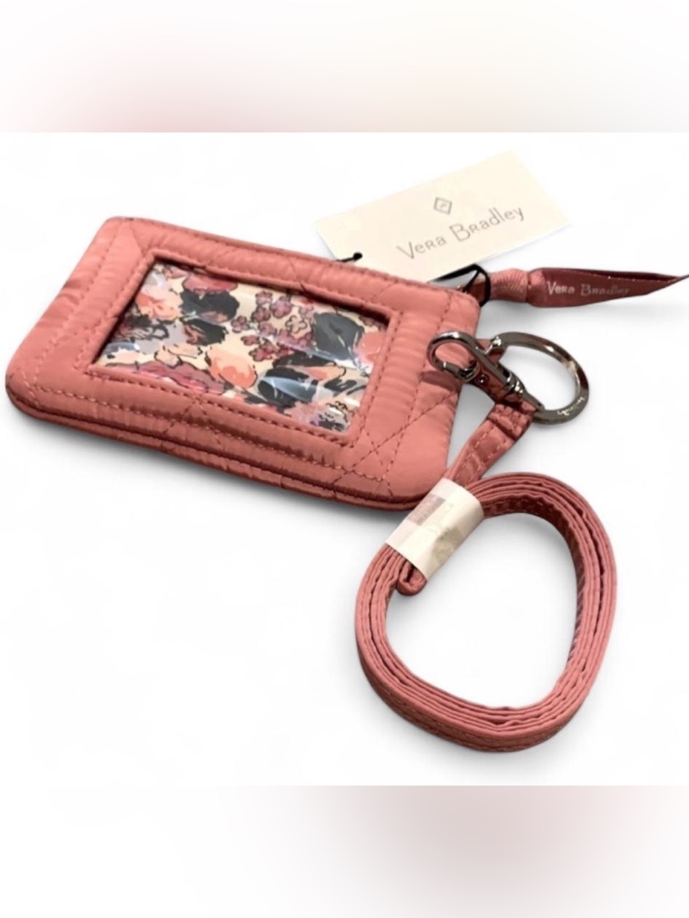 🍁Vera Bradley Ultralight Zip ID & Lanyard